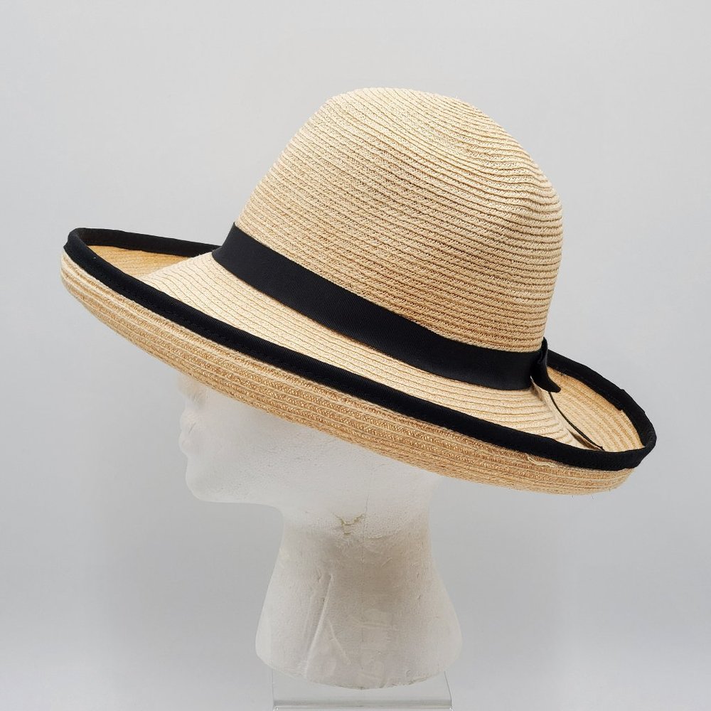 Kathy Jeanne Wide Brim Straw Hat - Picture 3 of 16